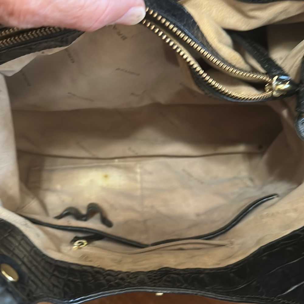 Brahmin -Elisa Black Hobo/Satchel - Picture 10 of 11